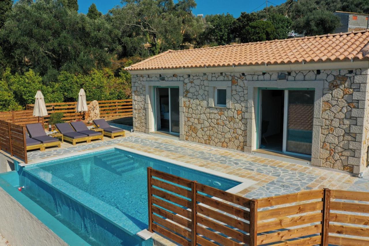 Villa Di Pietra II Liapades Exterior foto
